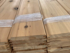1x6 tongue-and-groove cedar siding