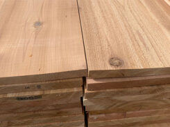 5/4 x 12 rough-smooth cedar lumber