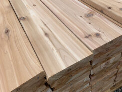 5/4 x 6 cedar boards