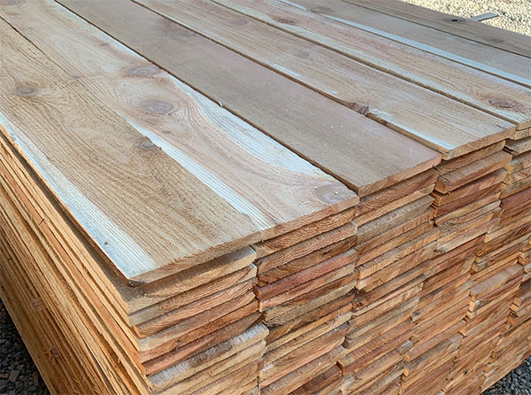 Cedar fencing, 1x6