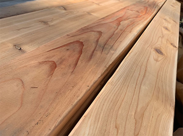 Farm style cedar fencing